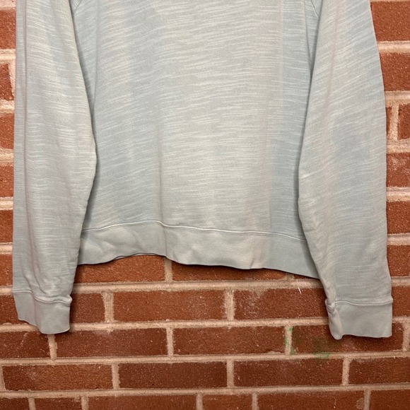 J.Crew Vintage Fleece Sweatshirt Women's Size Large Pullover Blue Green - Picture 3 of 12